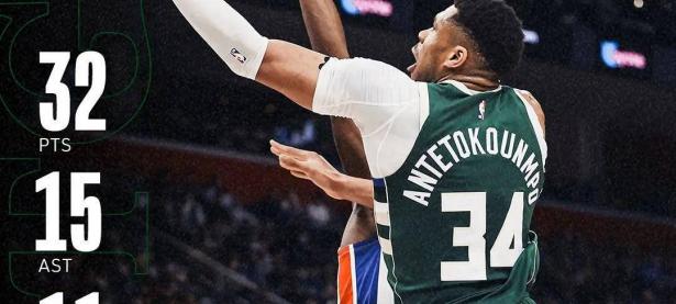 半岛体育亚洲官网-包含雄鹿三分之差不敌开拓者，字母哥复出状态尚未恢复的词条