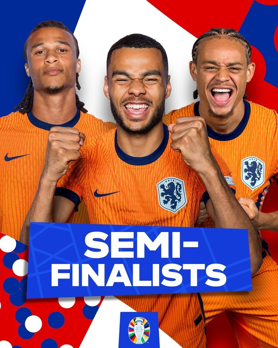 荷兰队大比分获胜，晋级欧预赛四强的简单介绍