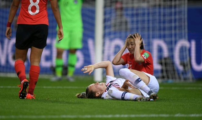 韩国球队场面被压迫，难逃失败结局