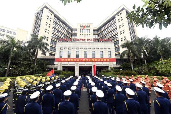 海南队士气高昂，取得胜利